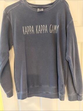 Kappa Kappa Gamma Blue Crewneck Sweatshirt